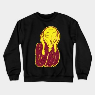 The Scream, Skrik (Shriek).  Der Schrei der Natur (The Scream of Nature) TORSO and above Crewneck Sweatshirt